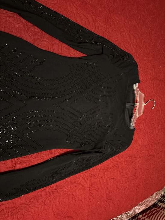 Black biashe sequined dress size medium. Mesh... - Picture 7 of 7